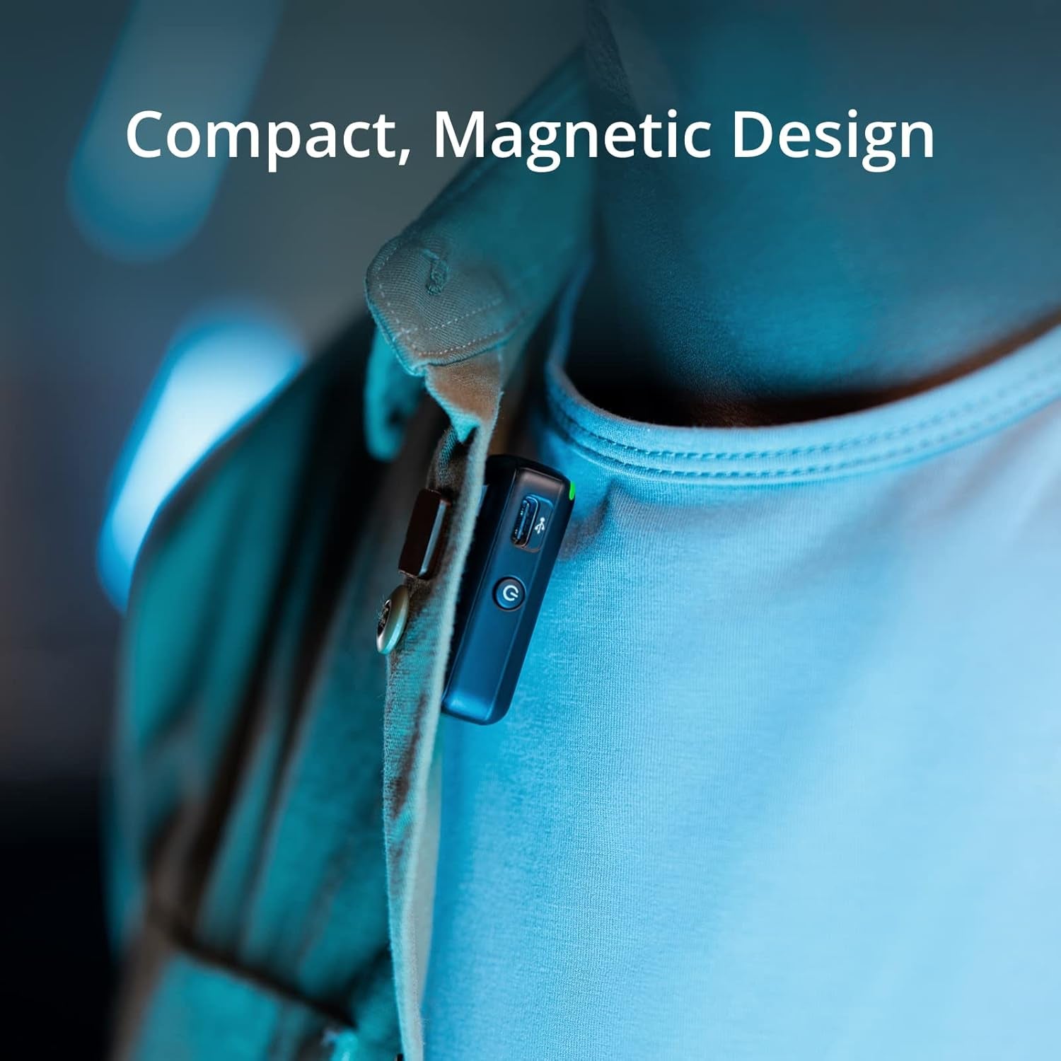 Mic (1 TX + 1 RX), Wireless Lavalier Microphone, 250M (820 Ft.) Range, Compact and Ultra-Light, 14-Hour Recording, Wireless Microphones for PC, Iphone, Android, Cameras, Vlogs, Live Stream