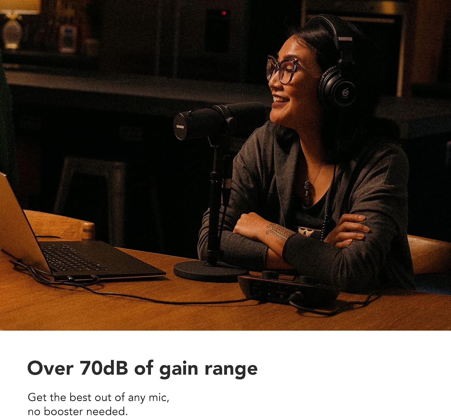 Vocaster One — Podcasting Interface for Recording as a Solo Creator. Use Auto Gain, Enhance, and Mute for Easy Podcasting. Small, Lightweight, and Powered by Computer