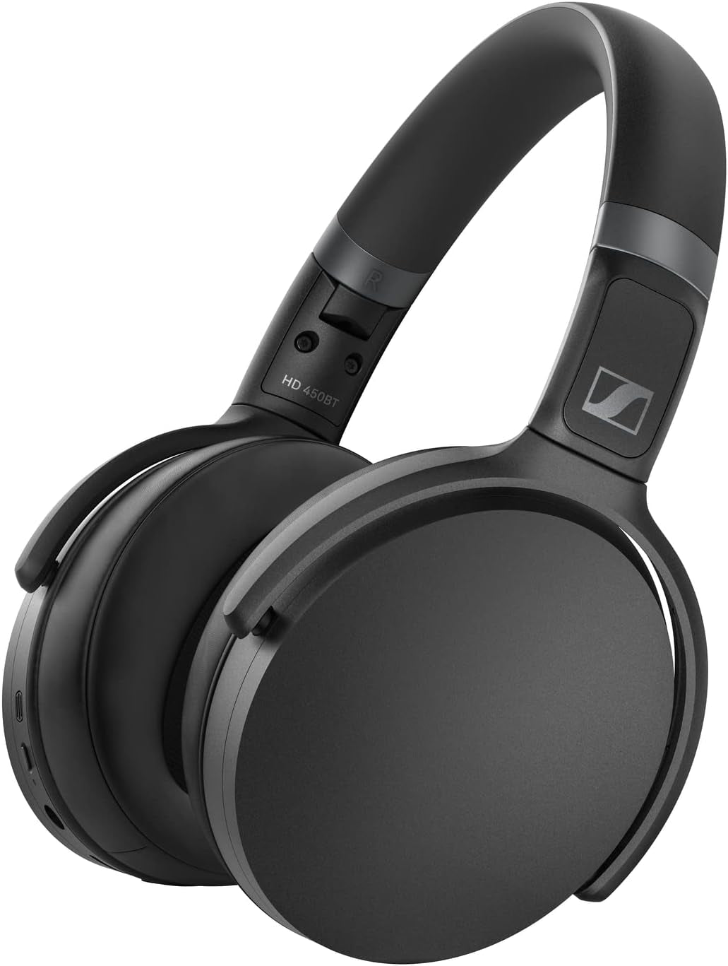 Sennheiser HD 450 BT Black Auricular Wireless, Con Cancelación De Ruido Activa, Circumaural, Color Negro