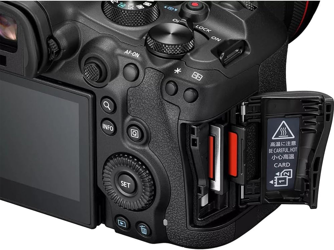 EOS R6 Mark III Full Frame Mirrorless Interchangeable Lens Camera Body 7084C002 32.5MP | 40 FPS | 7K RAW Video | 8.5 Stop IBIS Bundle with Deco Gear Bag + Microphone + Monopod + Accessories Kit