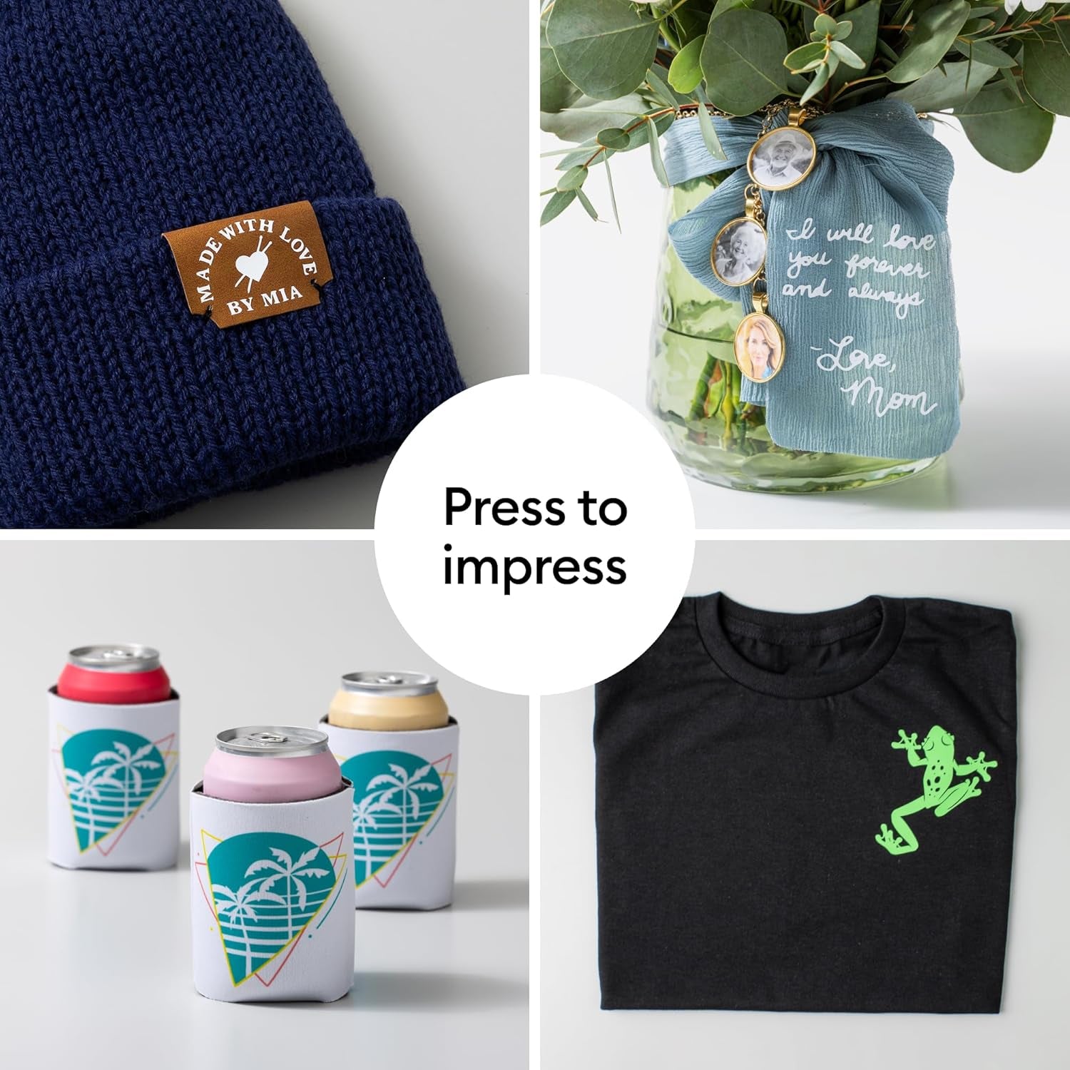 Easypress Mini Heat Press - for Pressing Small Objects like Shoes, Stuffed Animals, Hats & More - 3 Heat Settings & Precision Tip - Ceramic-Coated Heat Plate - Compact & Lightweight - Raspberry