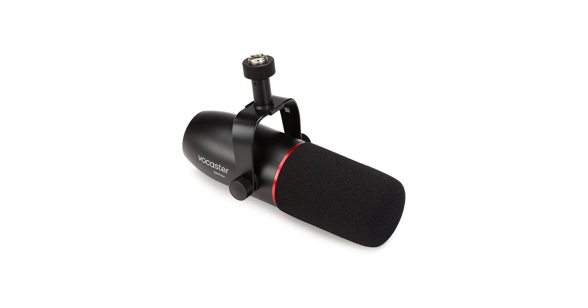Micrófono Dinámico Focusrite Vocaster DM14v – Calidad Broadcast para Podcast con Filtro Anti-Pop Integrado