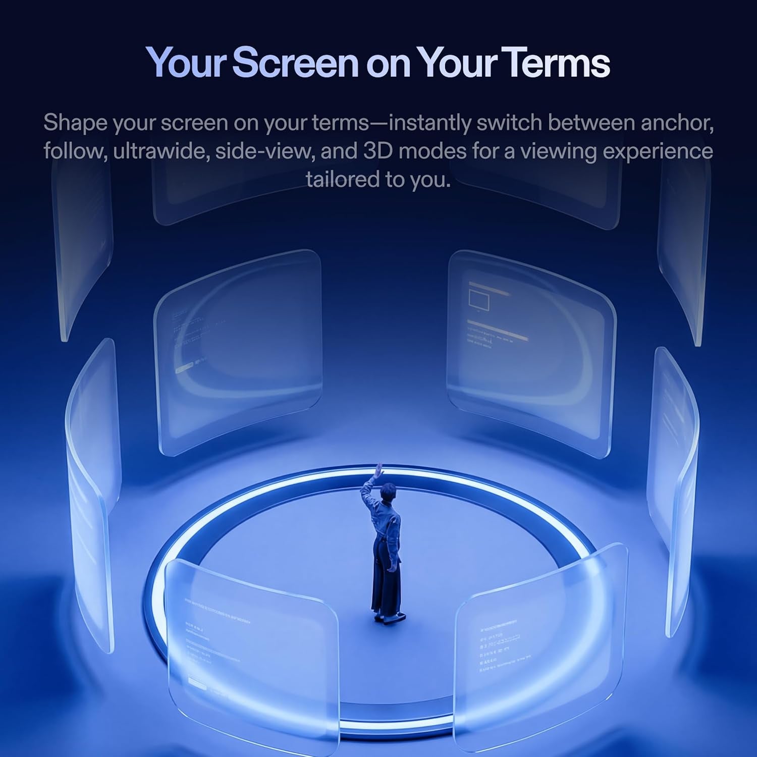 1S AR Glasses, 500" Virtual Screen Smart Glasses with 52° FOV, Native 3Dof, 3D Mode, Powered by X1 Chip, Supports All USB-C DP Devices Including Iphone 17/16/15, Supports Switch 2 with  Neo