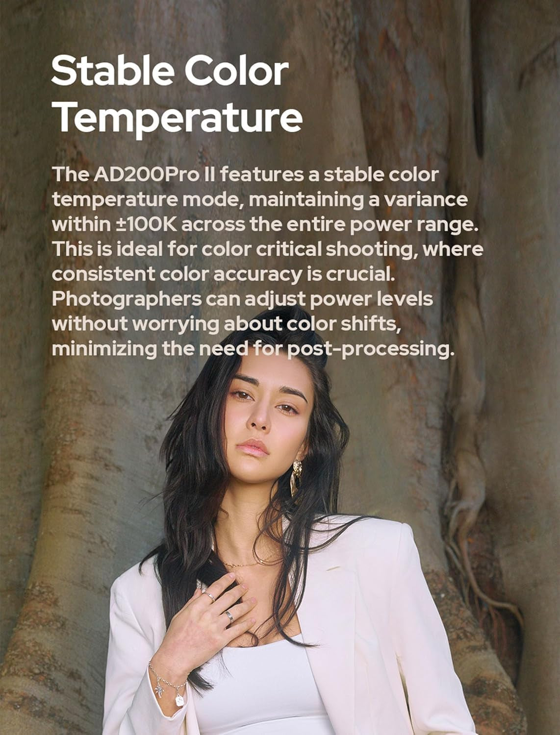 AD200 Pro II  Ad200Pro II Flash,One-Tap Sync with X3, Optimized Flash Heads, Bicolor LED Modelling Led,Color Group Indicator, Adjustable from 1/512 to Full Power 1/1(Ad200Pro Upgraded)