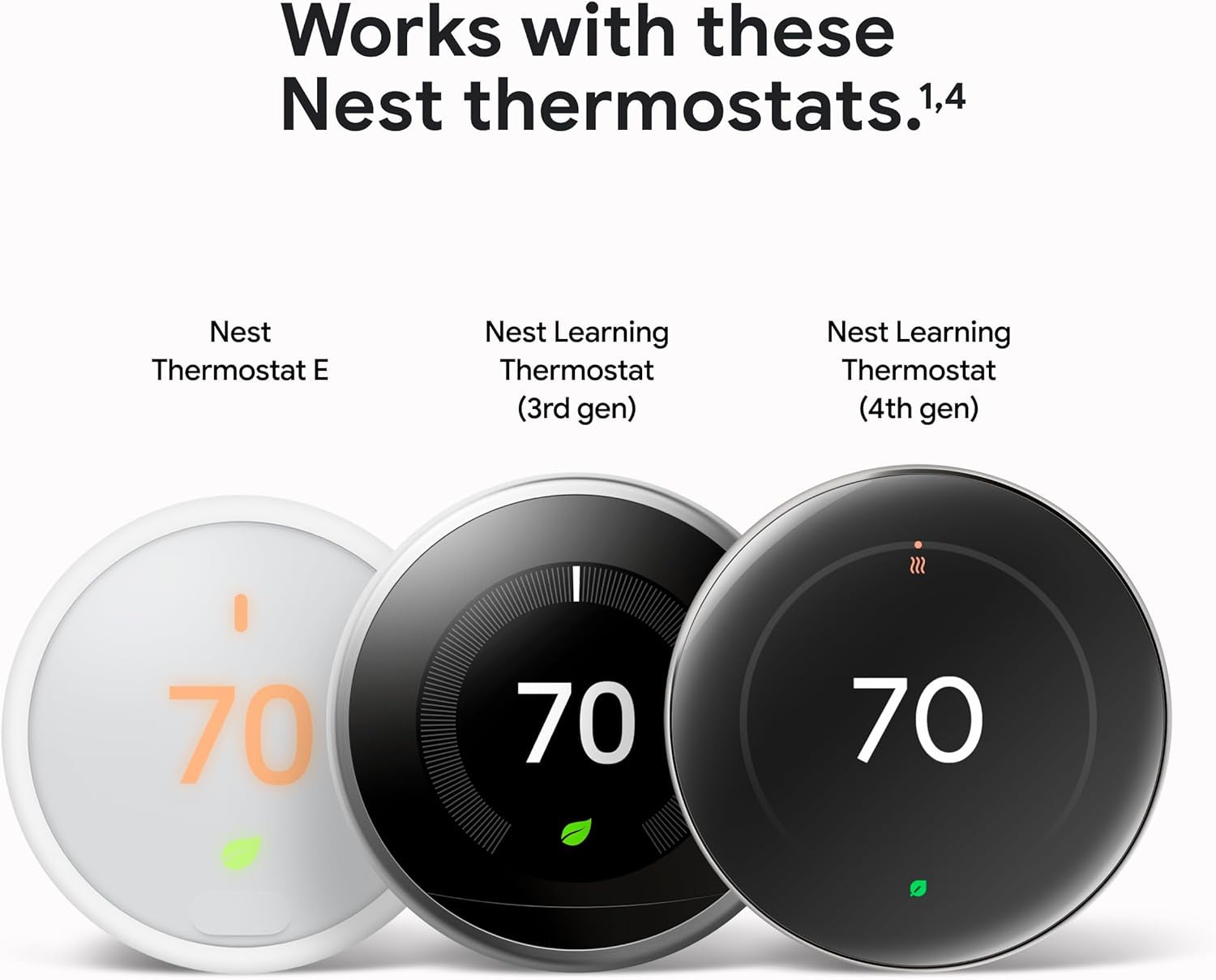 Nest Temperature Sensor (2Nd Gen) - Room Comfort Sensor with Scheduling - Works with the Nest Learning Thermostat (3Rd and 4Th Gen) and Nest Thermostat E - Porcelain, White