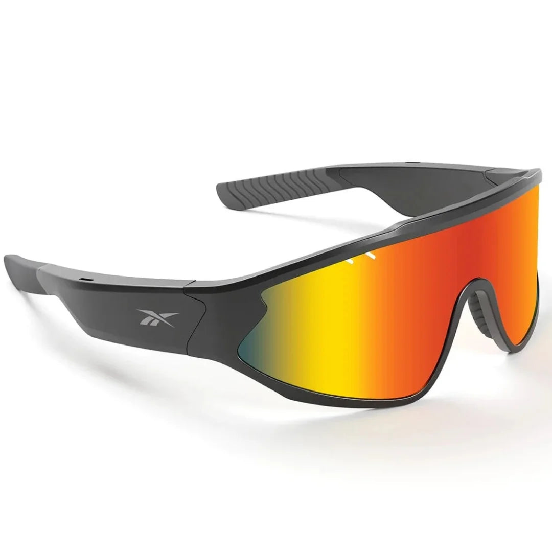 Reebok Voltage Smart Audio Sports Sunglasses, Unisex with Bluetooth and UV Protection - Powered by Lucyd