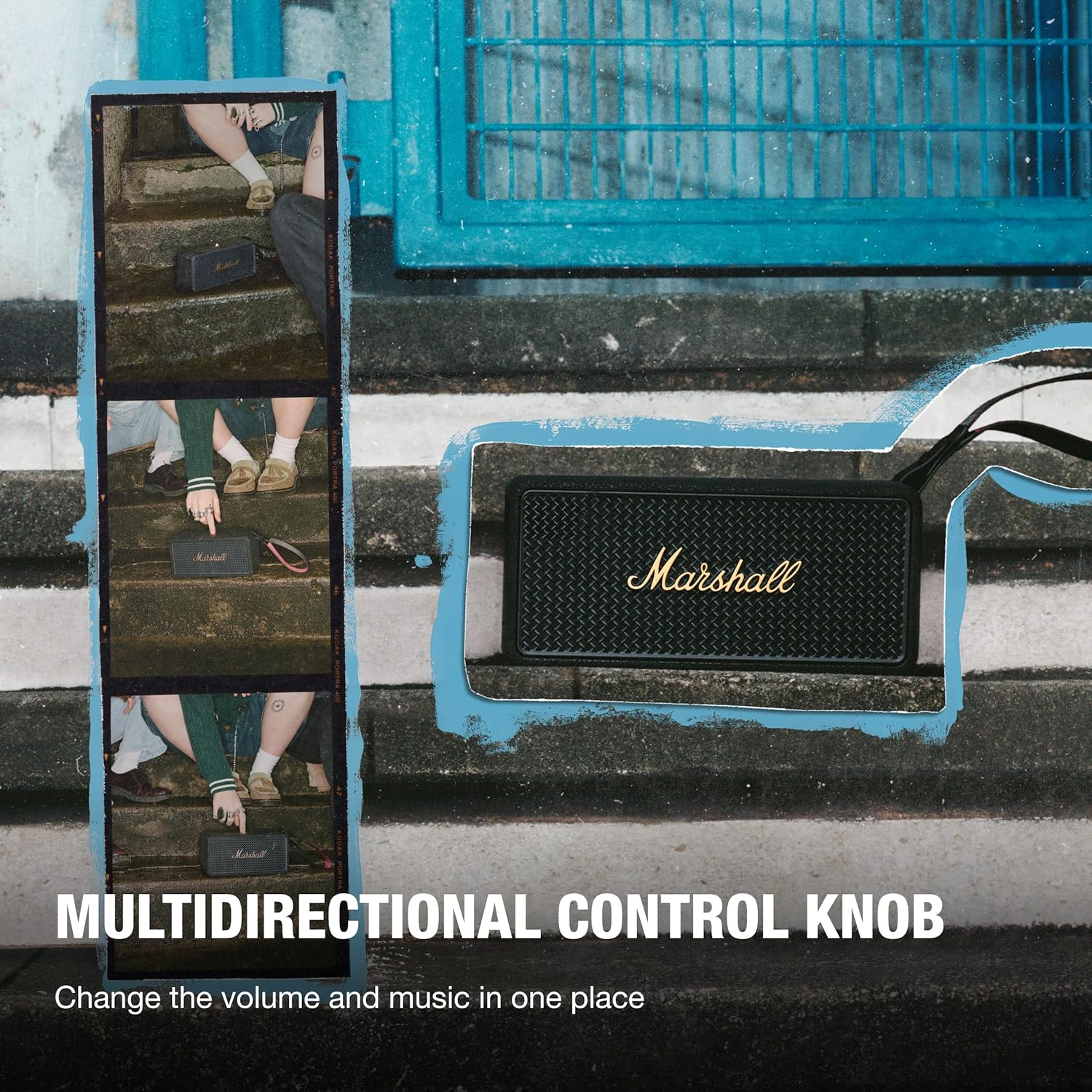 Marshall Middleton II | Altavoz Portátil IP67 con 30+ Horas