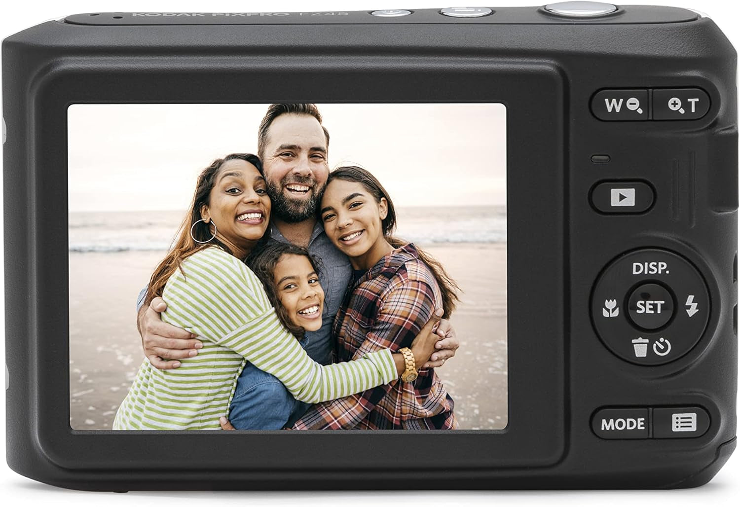 PIXPRO Friendly Zoom FZ45-WH 16MP Digital Camera with 4X Optical Zoom 27Mm Wide Angle and 2.7" LCD Screen (White)