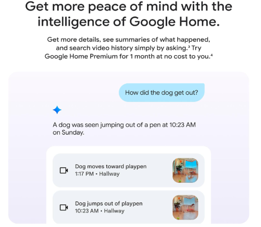 Google Nest Cam para interior (cableada, 3ª generación)