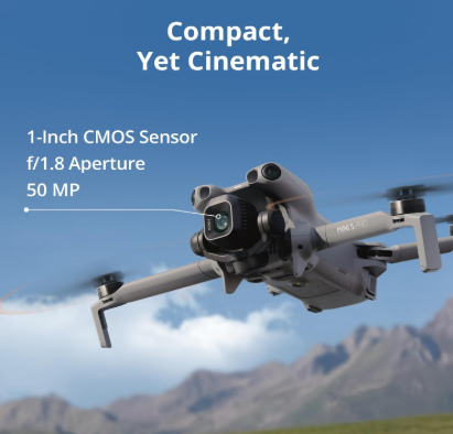 DJI Mini 5 Pro - Dron ultraligero y plegable con cámara
