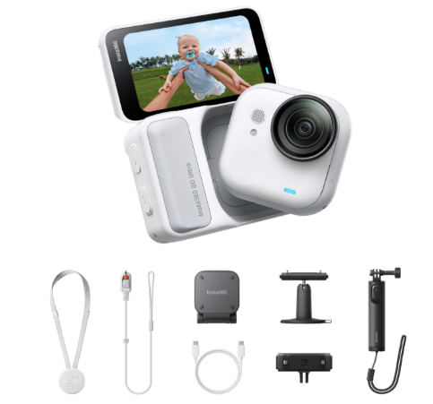 Insta360 GO Ultra - Cámara de vlogging 4K pequeña