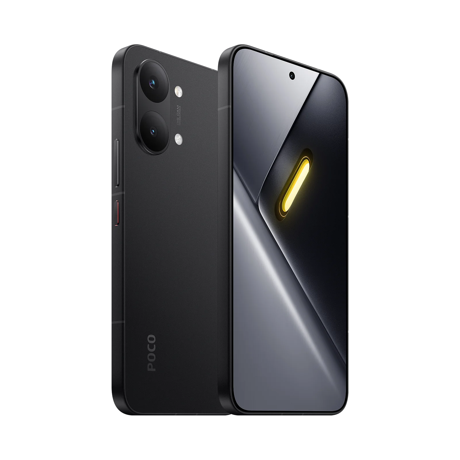 Xiaomi POCO X8 Pro Max negro: vista trasera y pantalla frontal.