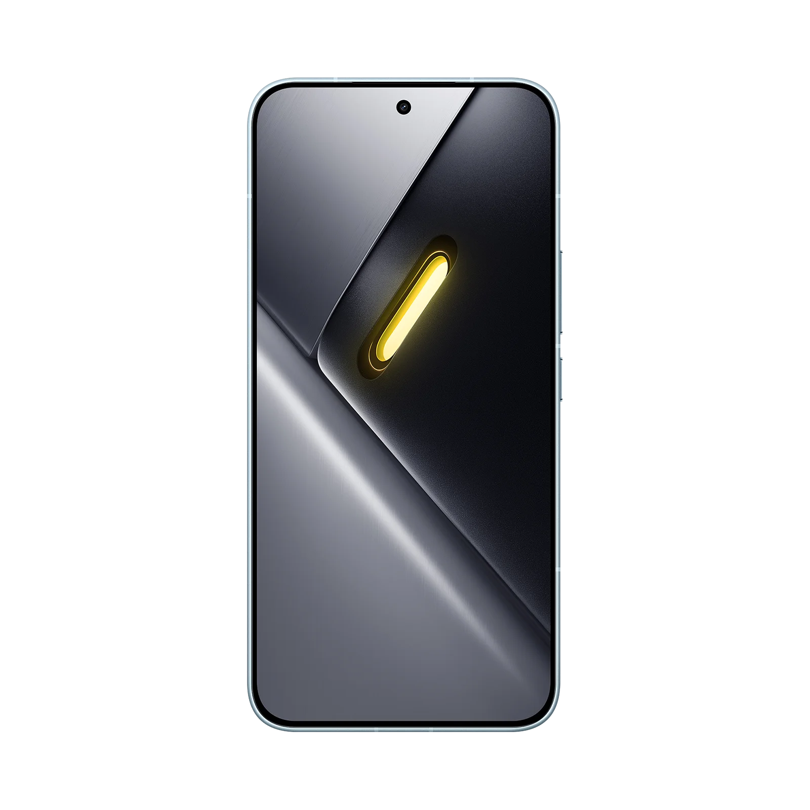 Xiaomi POCO X8 Pro Max celeste: vista de pantalla frontal.