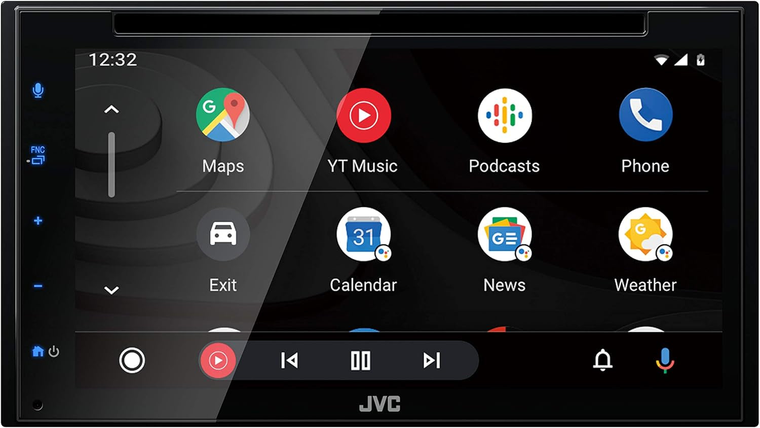 KW-V660BT Apple Carplay Android Auto DVD/CD Player W/ 6.8" Capacitive Touchscreen, Bluetooth Audio and Hands Free Calling, MP3 Player, Double DIN, 13-Band EQ, Siriusxm, AM/FM Car Radio