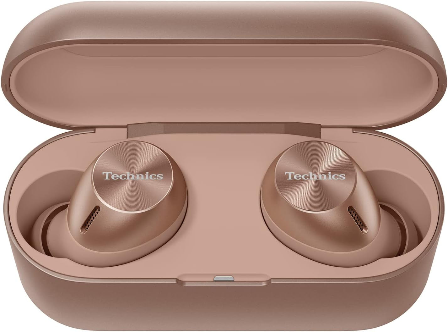 True Wireless Multipoint Bluetooth Earbuds with Microphone, Hifi, Clear Calls, Long Battery Life, Lightweight Comfort Fit, Alexa Built In, EAH-AZ40-N (Rose Gold)