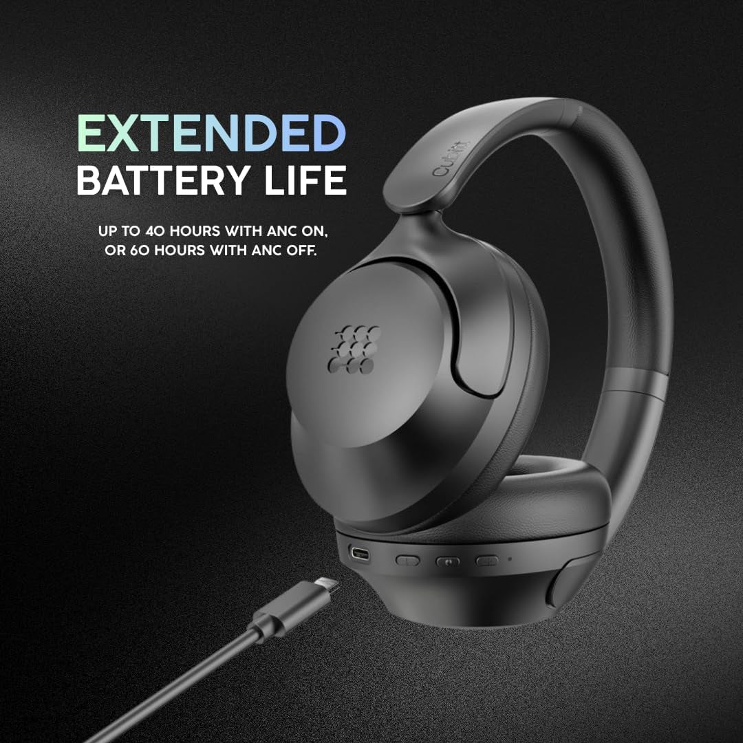 Headphones Lite – Bluetooth 5.4 Over-Ear Wireless Headphones, ANC, 60H, Foldable – Light Sand