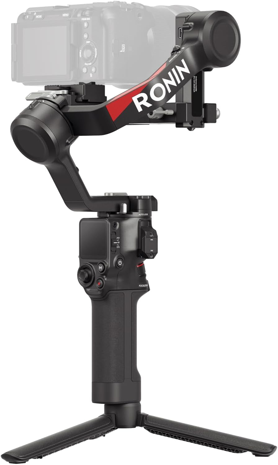 RS 4, 3-Axis Gimbal Stabilizer for DSLR and Mirrorless Cameras Canon/Sony/Panasonic/Nikon/Fujifilm, 2Nd-Gen Native Vertical Shooting, 2-Mode Switch Joystick, Teflon Axis Arms, Camera Gimbal