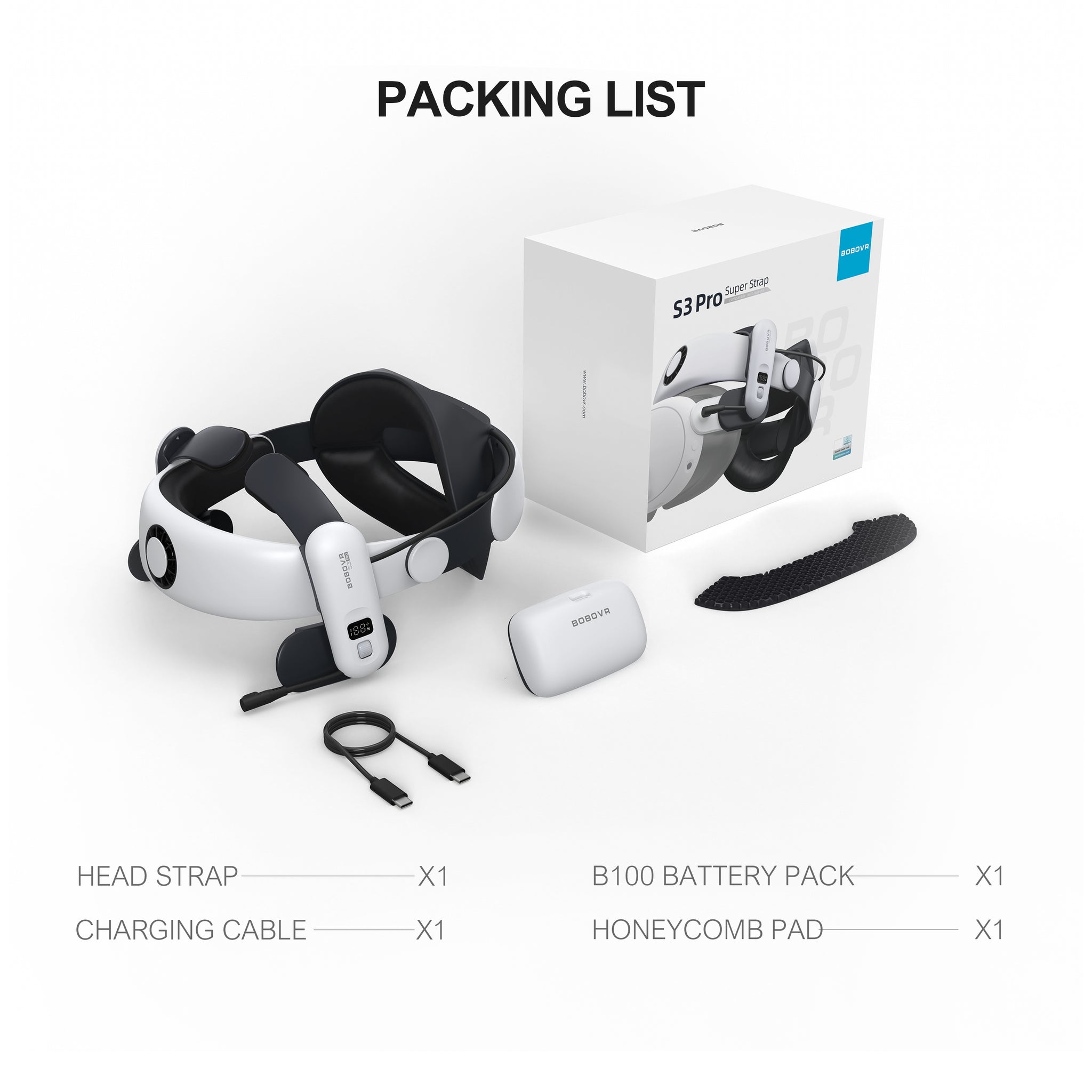 BOBOVR D3 Charging Dock | Station for Meta Quest 3 or Meta Quest 3S