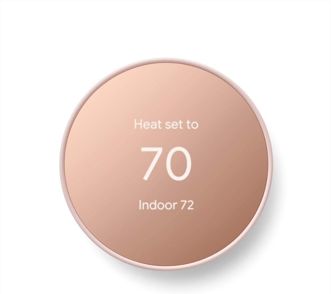 Nest Thermostat - Smart Thermostat for Home - Programmable Wifi Thermostat - Fog
