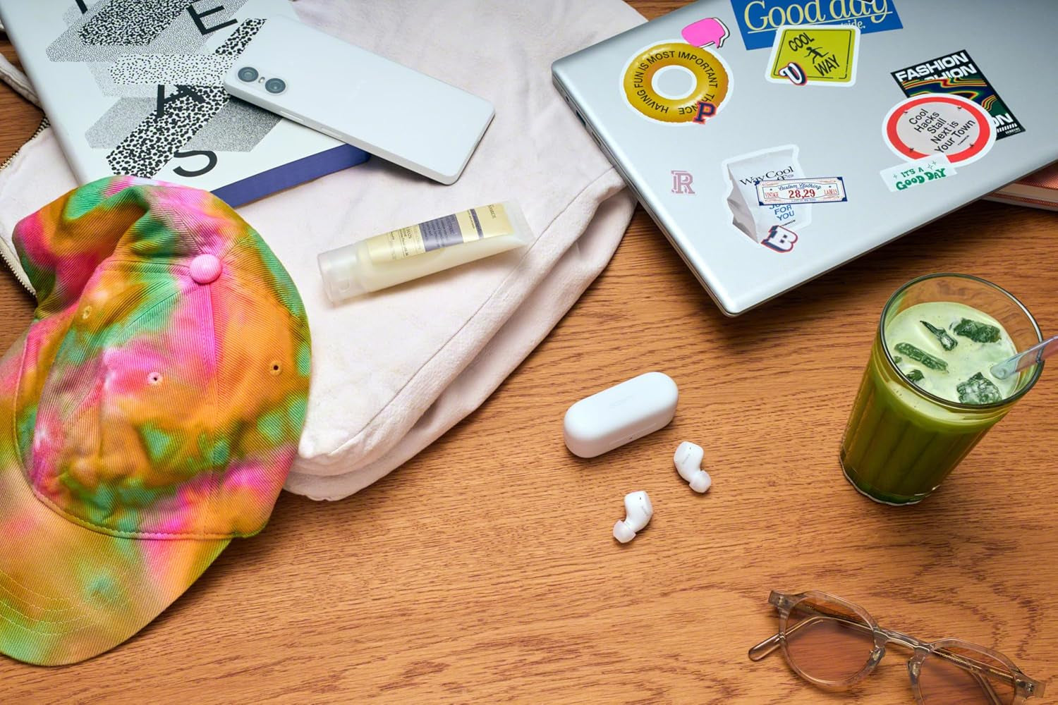 WF-C510 Truly Wireless In-Ear Bluetooth Earbud Headphones with up to 22-Hour Battery, Multipoint-Connection, Mic and IPX4 Water Resistance, White- New