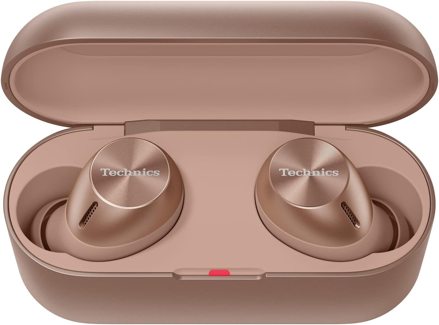 True Wireless Multipoint Bluetooth Earbuds with Microphone, Hifi, Clear Calls, Long Battery Life, Lightweight Comfort Fit, Alexa Built In, EAH-AZ40-N (Rose Gold)