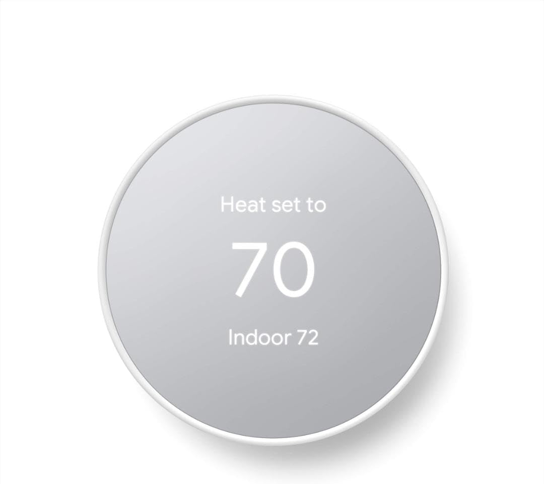 Nest Thermostat - Smart Thermostat for Home - Programmable Wifi Thermostat - Fog