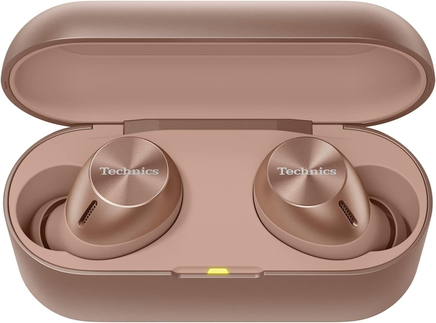 True Wireless Multipoint Bluetooth Earbuds with Microphone, Hifi, Clear Calls, Long Battery Life, Lightweight Comfort Fit, Alexa Built In, EAH-AZ40-N (Rose Gold)