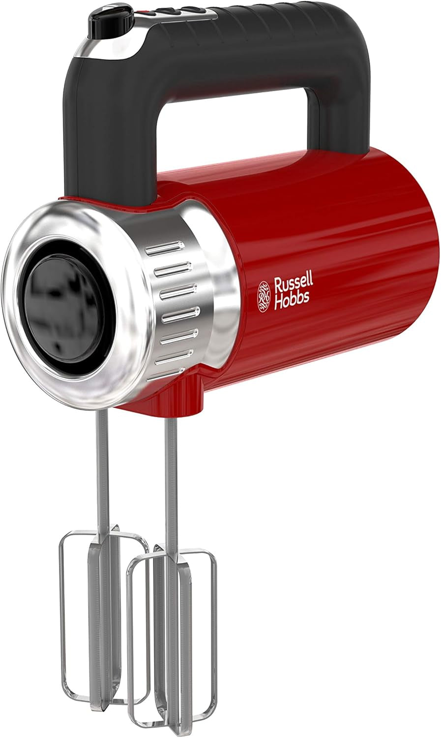 Remington  MX3100RDR Retro Style Hand Mixer, 4 Speeds + Turbo Boost, Red