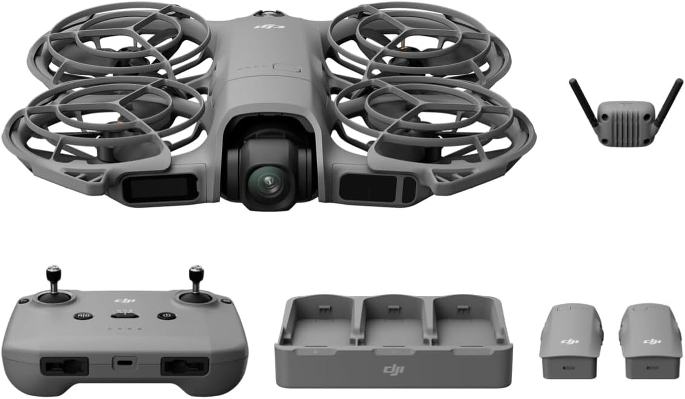 Neo 2 (Drone Only), Lightweight & Foldable 4K Drone with Camera, Palm Takeoff & Landing, Gesture Control, Activetrack, Omnidirectional Obstacle Sensing