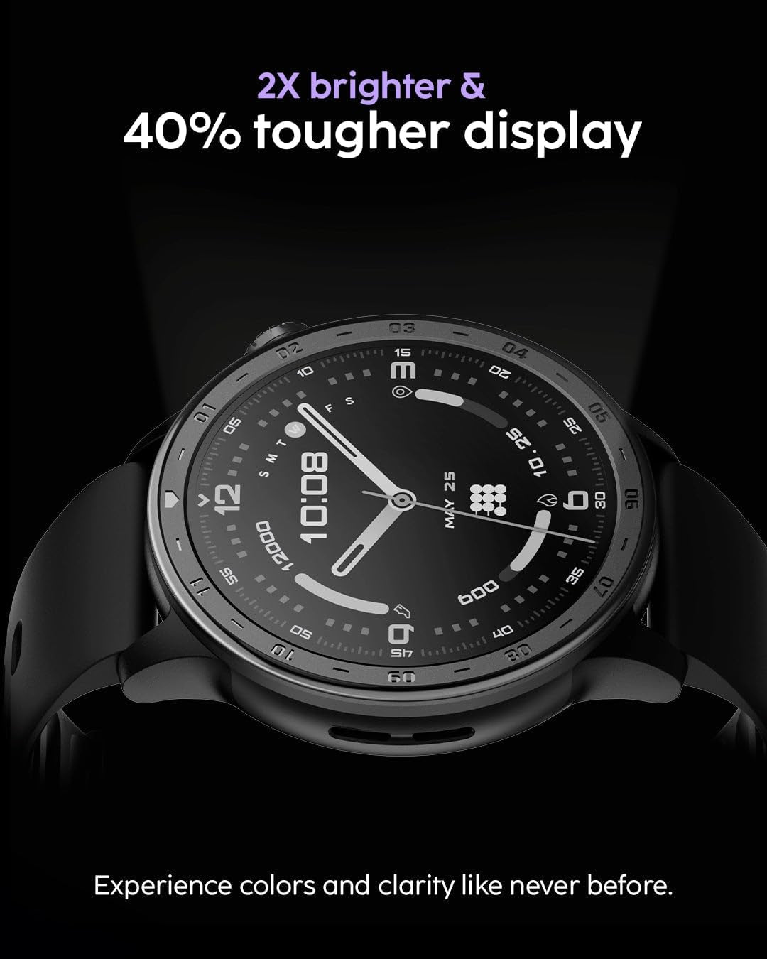 Cubitt AURA 2 Smartwatch, 1.43” AMOLED, Phone-Connected GPS, VITA AI Assistant, AI Coach, Readiness & Sleep Scores, 100+ Sports Modes, 3ATM Water Resistant, up to 8-Day Battery