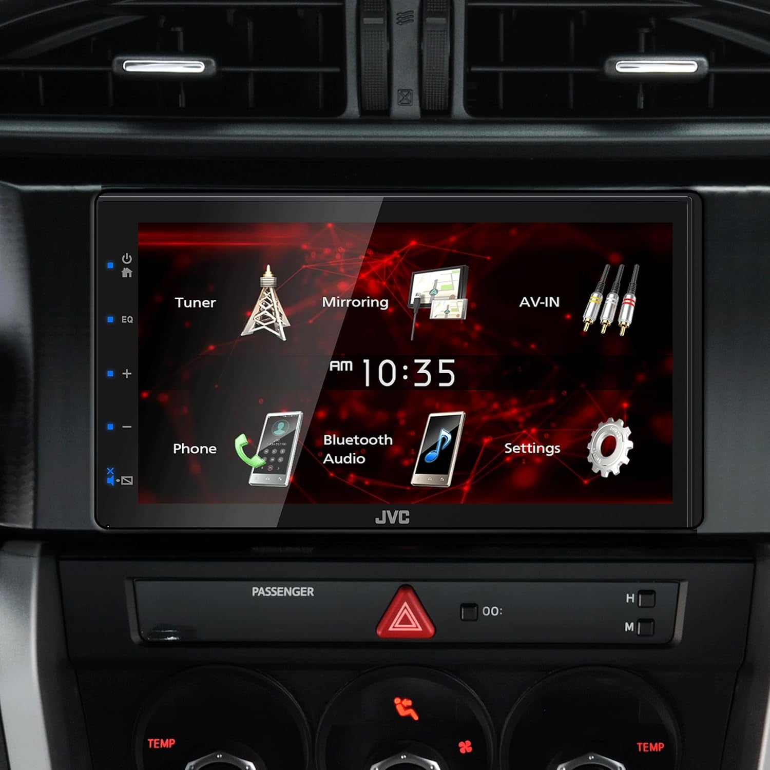 KW-M180BT Bluetooth Car Stereo Receiver with USB Port – 6.75" Touchscreen Display - AM/FM Radio - MP3 Player Double DIN – 13-Band EQ