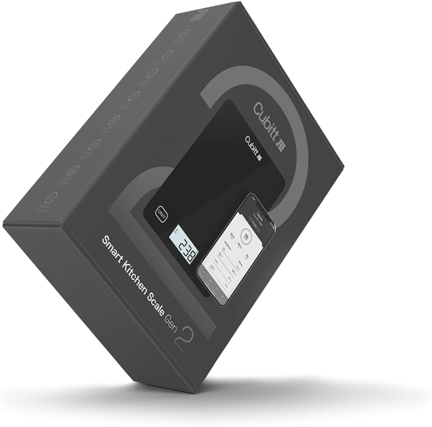 Smart Kitchen Scale, Bluetooth Food Scale with Nutritional Calculator for Keto, Macro and Calorie, Digital Grams and Oz for Weight Loss, Cooking and Baking with Smartphone APP (Black Color)