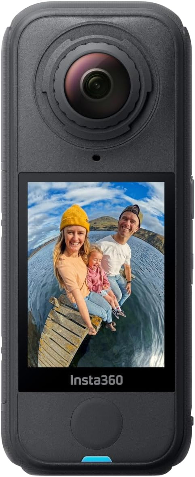 X4 Air - Lightweight 165G 8K 360 Camera, Invisible Selfie Stick Effect, Replaceable Lenses, Shoot First & Frame Later, Built-In Wind Guard, Flowstate Stabilization, Ai-Powered App