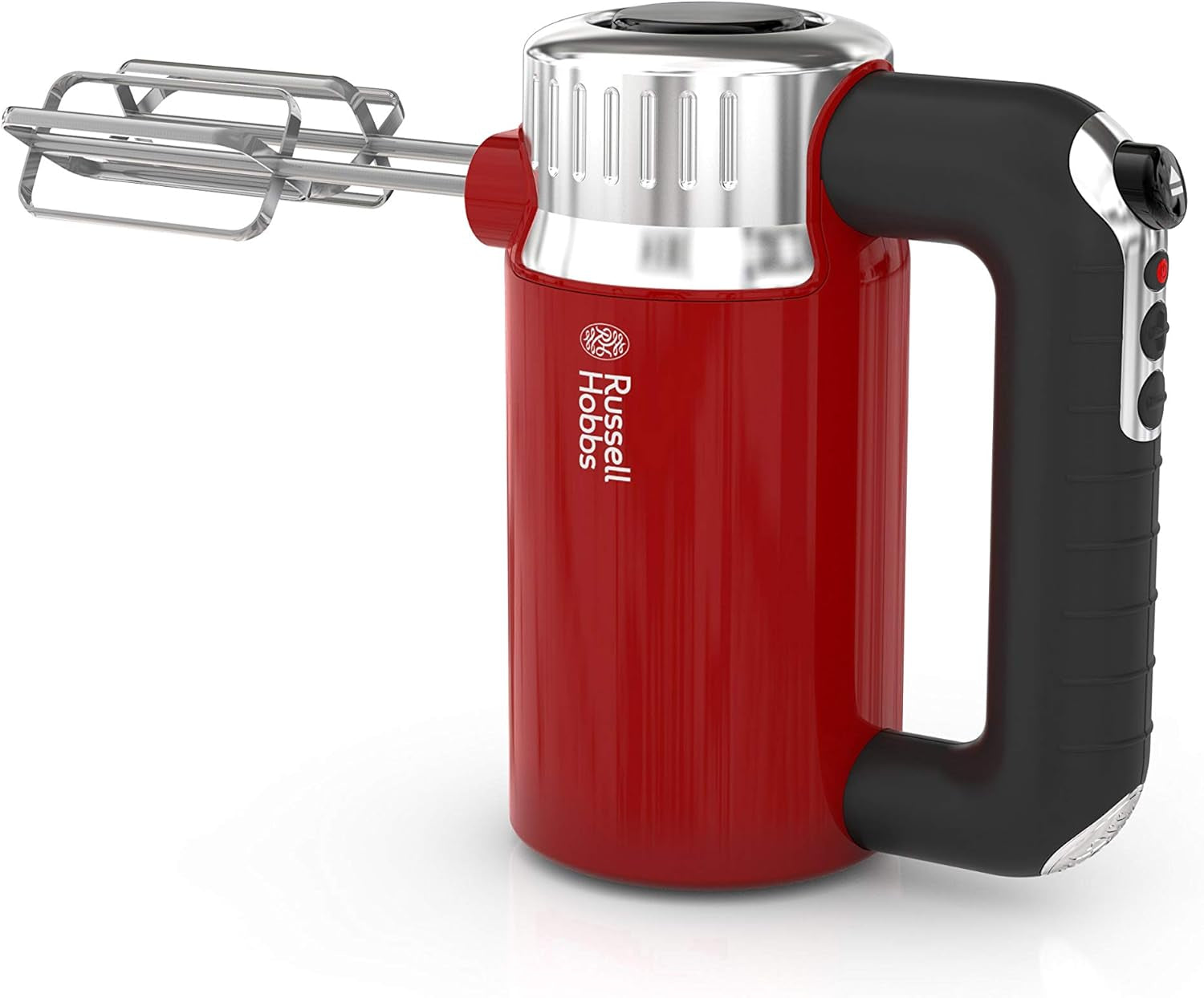 Remington  MX3100RDR Retro Style Hand Mixer, 4 Speeds + Turbo Boost, Red