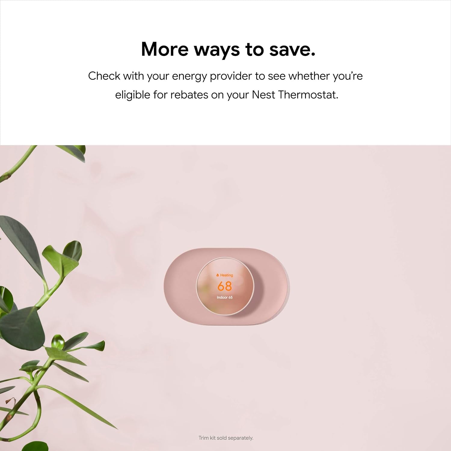 Nest Thermostat - Smart Thermostat for Home - Programmable Wifi Thermostat - Fog