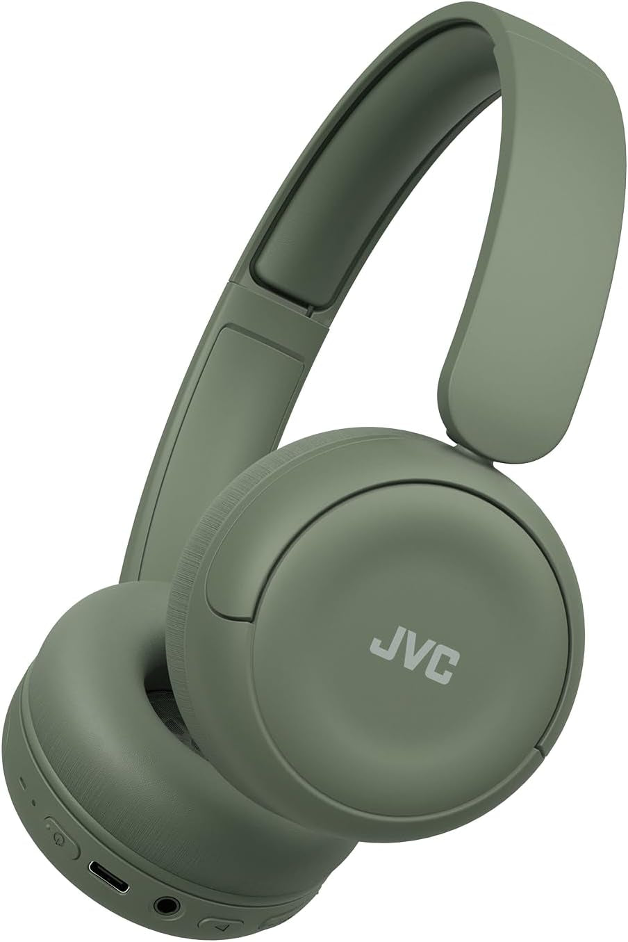 Wireless Headphones with 50H Battery Life, Soft Cushions, Foldable Design, Bluetooth 5.3, Multipoint Connection, App EQ, Built-In Mic – Matte Green - HAS59WG