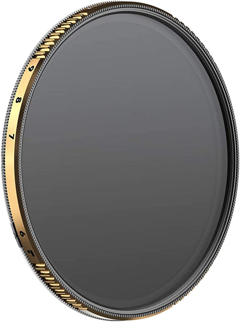 82Mm Peter Mckinnon VND Camera Filter - 2-5 Stop Variable Neutral Density Lens Filter for Dslr/Mirrorless Professional Video – PMVND Signature Edition II for Cinematic Shutter Speed Control