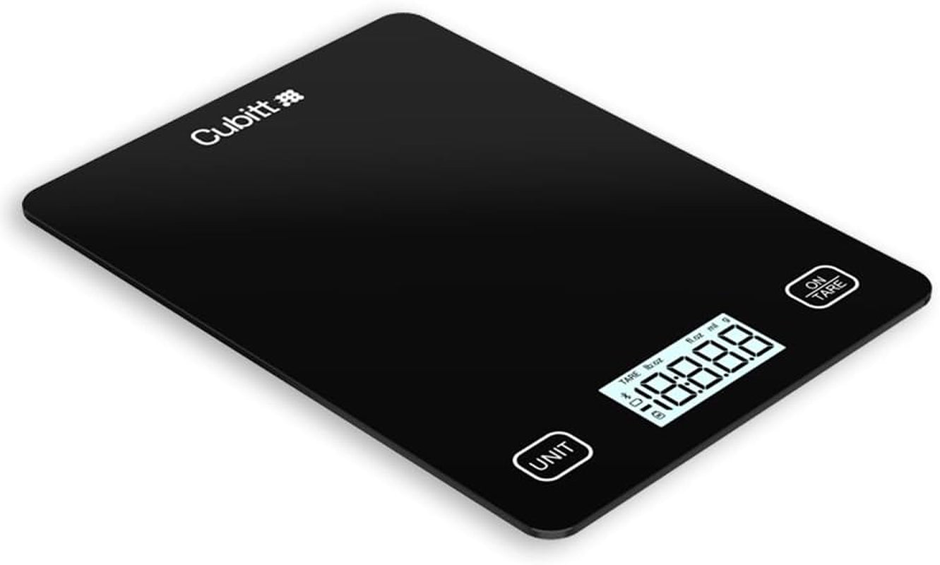 Smart Kitchen Scale, Bluetooth Food Scale with Nutritional Calculator for Keto, Macro and Calorie, Digital Grams and Oz for Weight Loss, Cooking and Baking with Smartphone APP (Black Color)