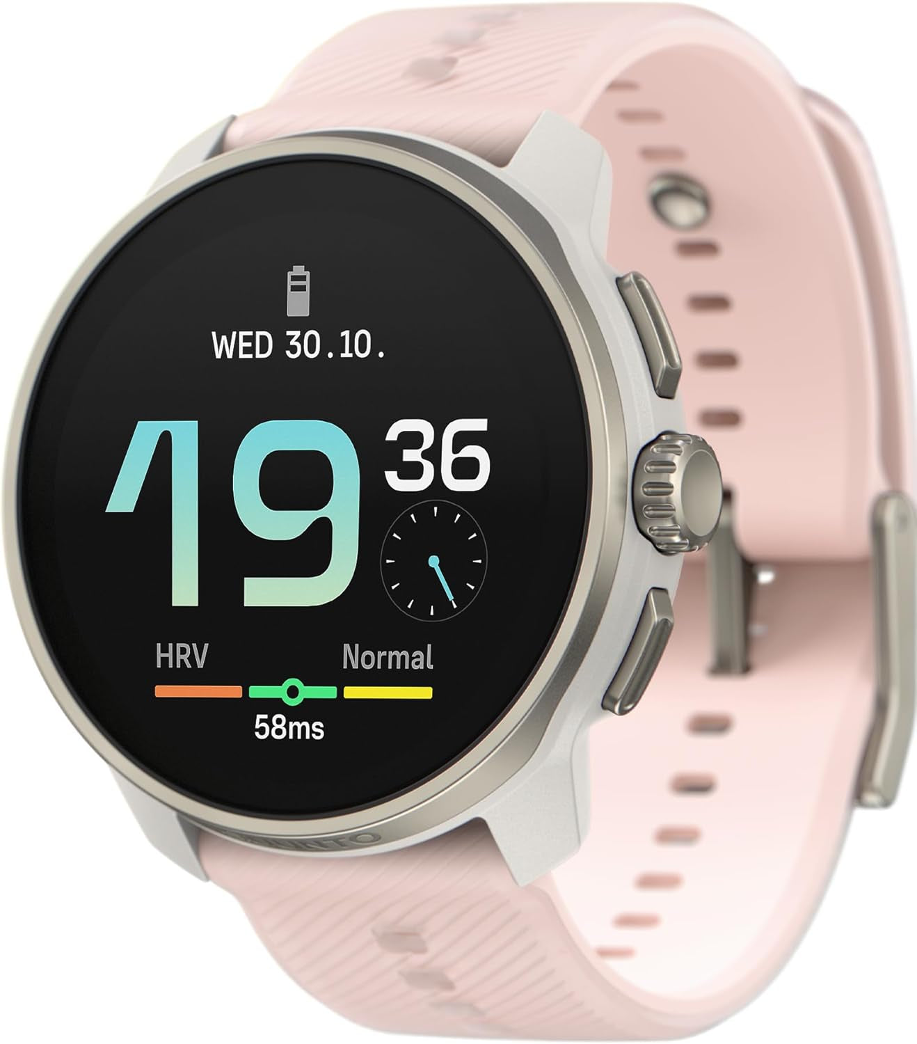 Race S GPS Sports Watch, 1.32" AMOLED Touchscreen W/Crown, 13 Days Battery Life, Training & Sleep Health Tracking, Dual-Gnss, 32GB Global Offline Maps, Lightweight for Running, All Black
