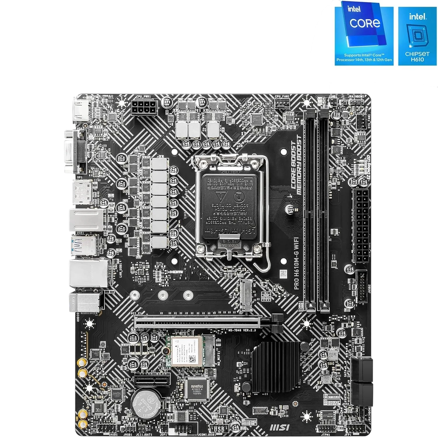 PRO H610M-G WIFI Placa Madre