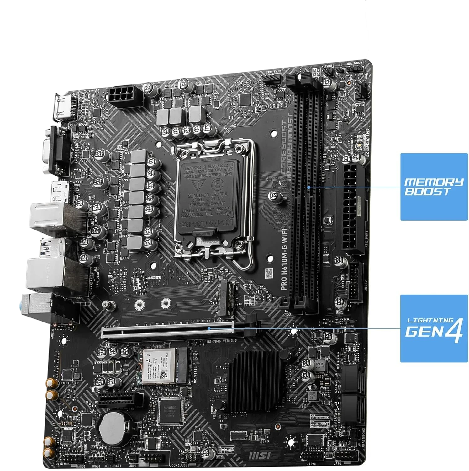 PRO H610M-G WIFI Placa Madre