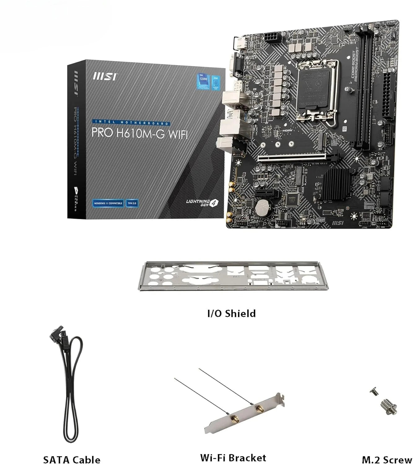 PRO H610M-G WIFI Placa Madre