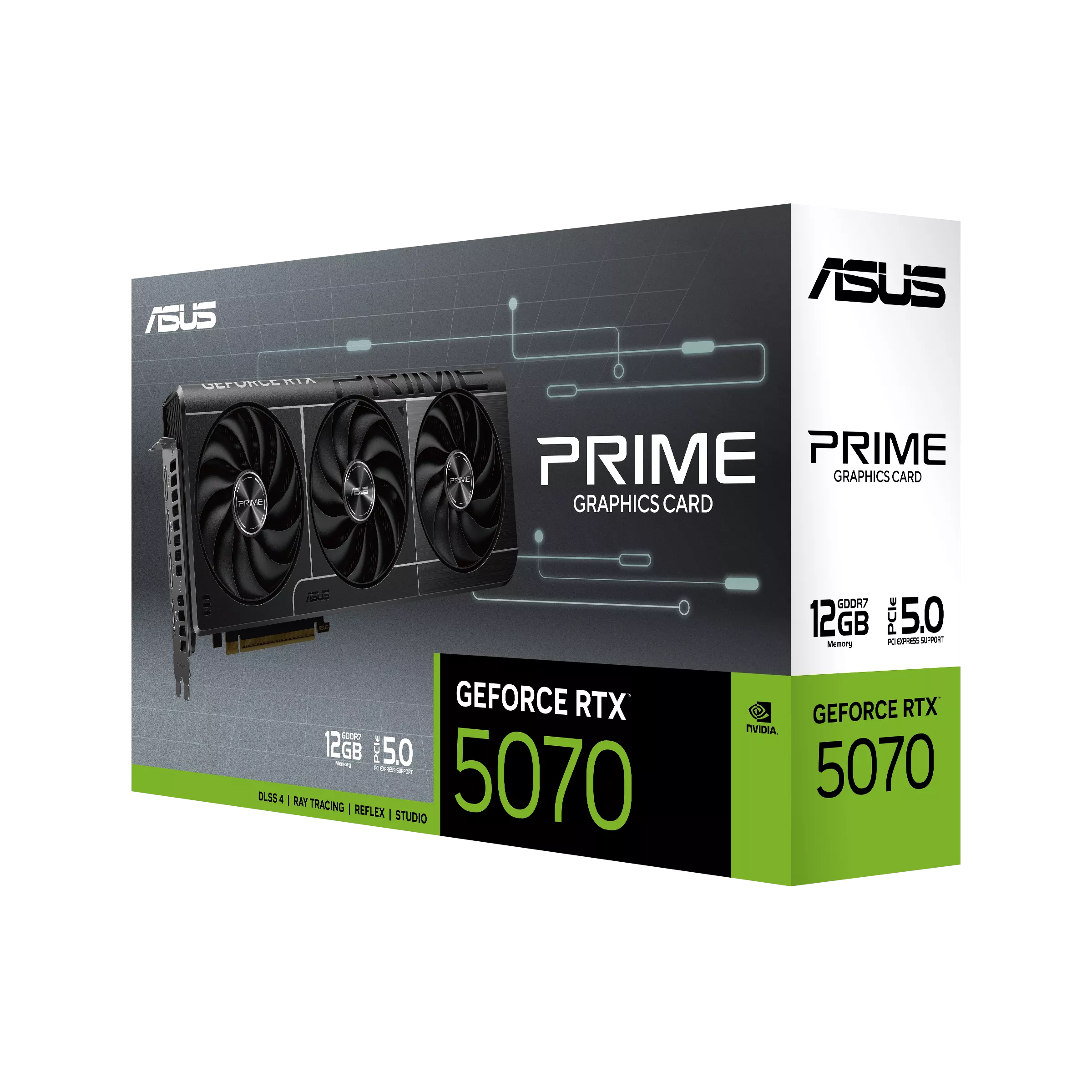 ASUS PRIME GeForce RTX 5070 12GB GDDR7 OC Edition GPU