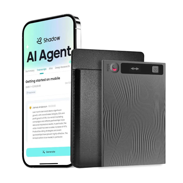 Grabadora de Voz Inteligente Mobvoi con IA